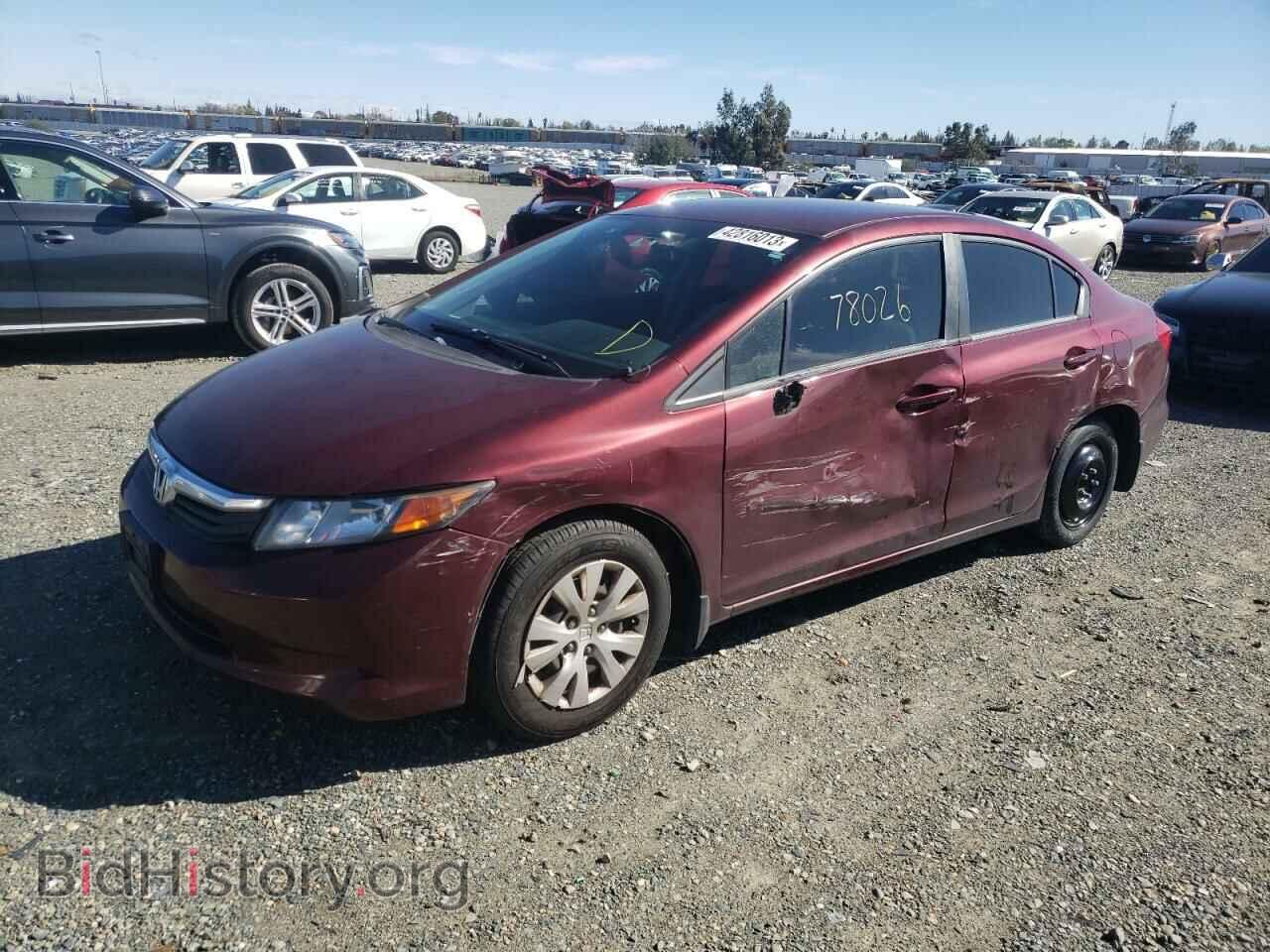 Фотография 2HGFB2F55CH596078 - HONDA CIVIC 2012