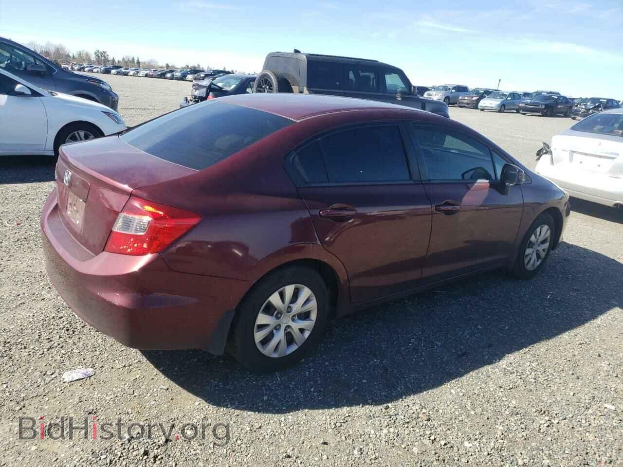 2012 HONDA CIVIC - VIN: 2HGFB2F55CH596078 - Фото 3
