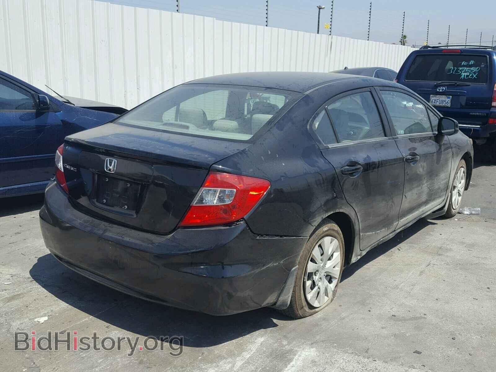 2012 HONDA CIVIC LX - VIN: 19XFB2F55CE343370 - Фото 4