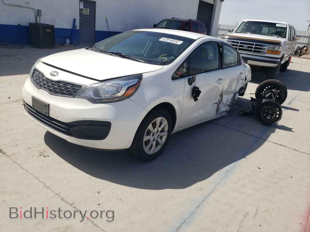 2013 KIA RIO - VIN: KNADM4A37D6218782 - Фото 2