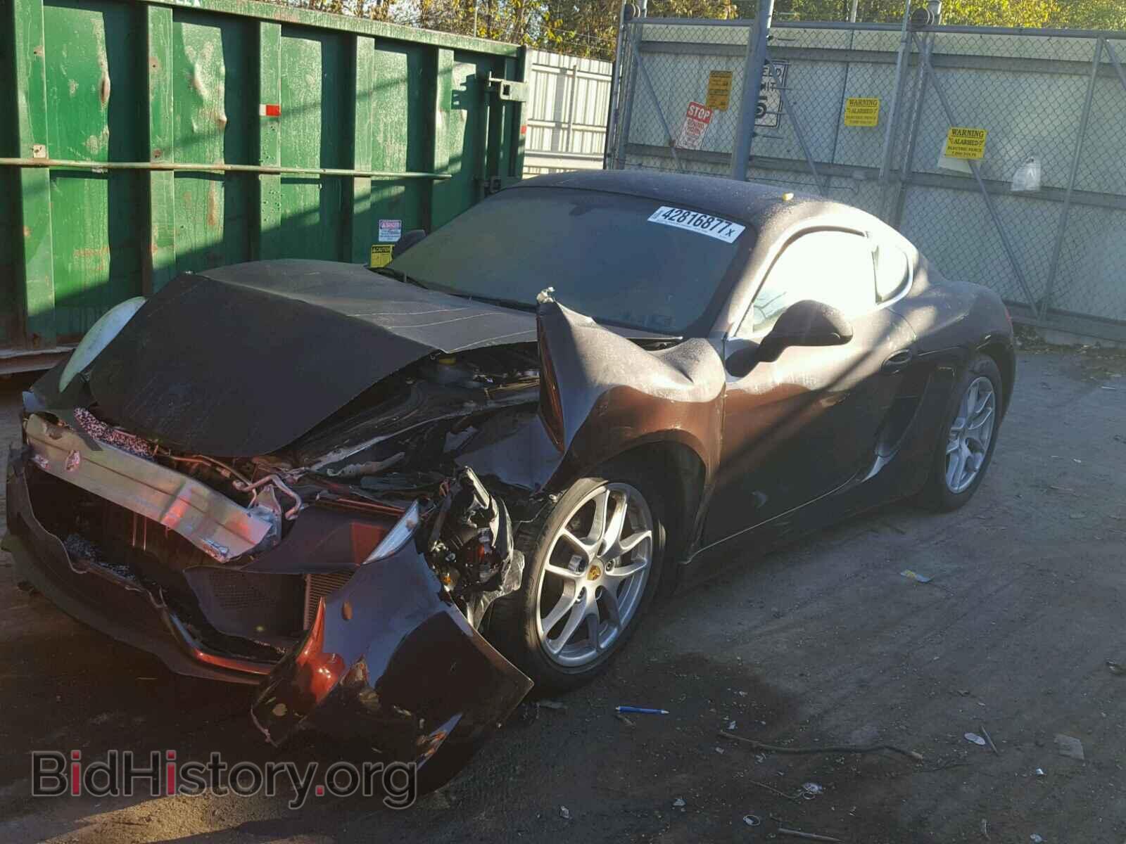 2015 PORSCHE CAYMAN - VIN: WP0AA2A86FK162147 - Фото 2