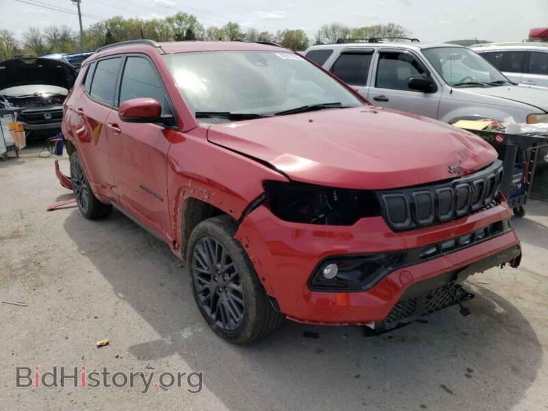 2022 Jeep COMPASS COMPASS LI (VIN 3C4NJDCB9NT131512) — photo 1 of 10, Copart, damage: front end