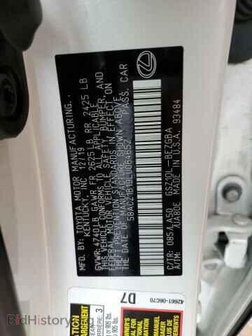2020 LEXUS ES350 - VIN: 58ACZ1B19LU064652 - Фото 13