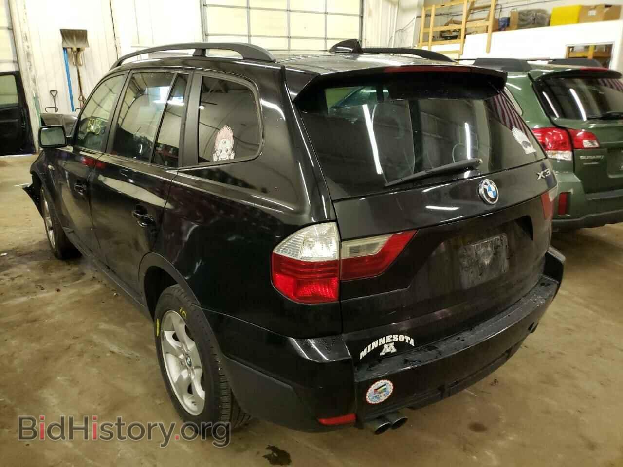 2007 BMW X3 - VIN: WBXPC93457WJ01537 - Фото 3