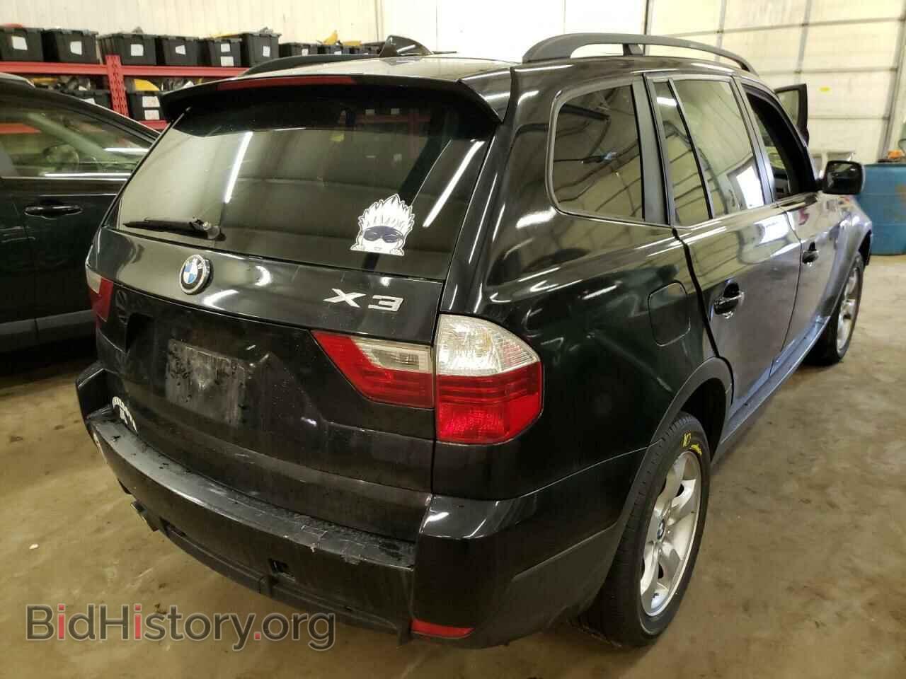 2007 BMW X3 - VIN: WBXPC93457WJ01537 - Фото 4