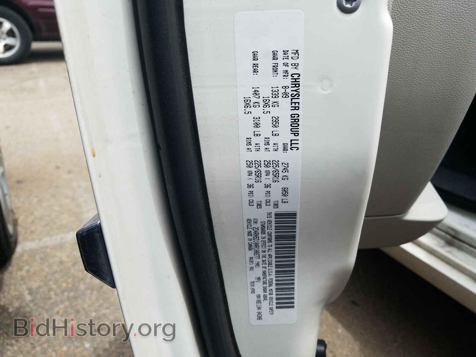 2010 DODGE GRAND CARA - VIN: 2D4RN5D10AR100277 - Фото 10