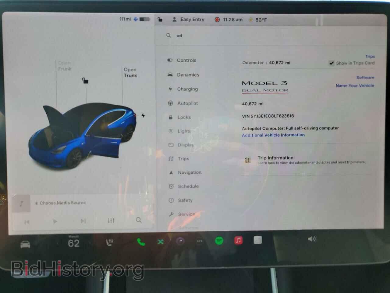 2020 TESLA MODEL 3 - VIN: 5YJ3E1EC8LF623816 - Photo 9