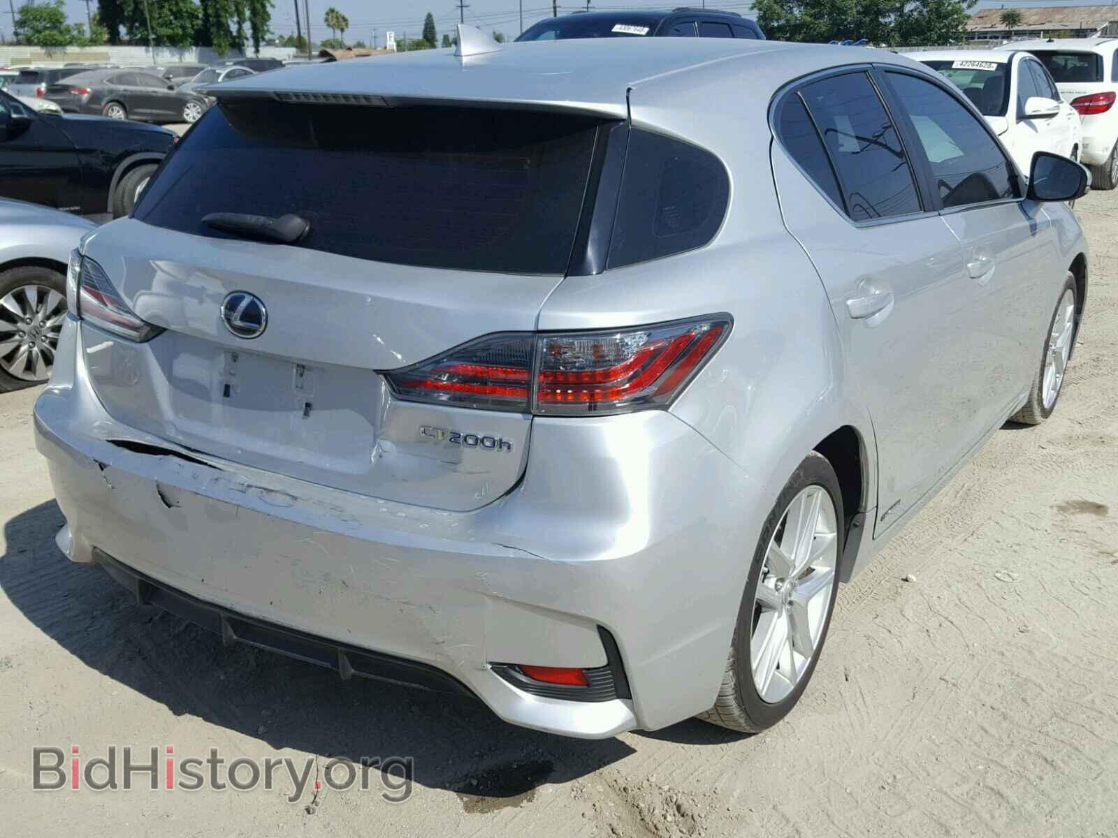 2014 LEXUS CT 200 - VIN: JTHKD5BH8E2173756 - Фото 4