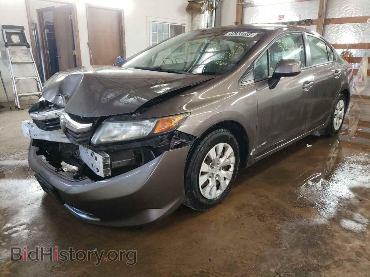 2012 HONDA CIVIC - VIN: 2HGFB2F54CH612013 - Фото 2