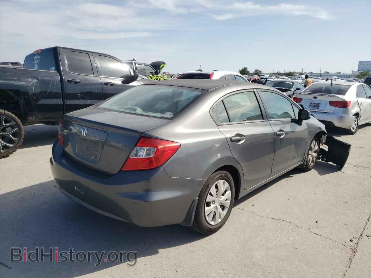 2012 HONDA CIVIC - VIN: 2HGFB2F59CH558174 - Фото 4