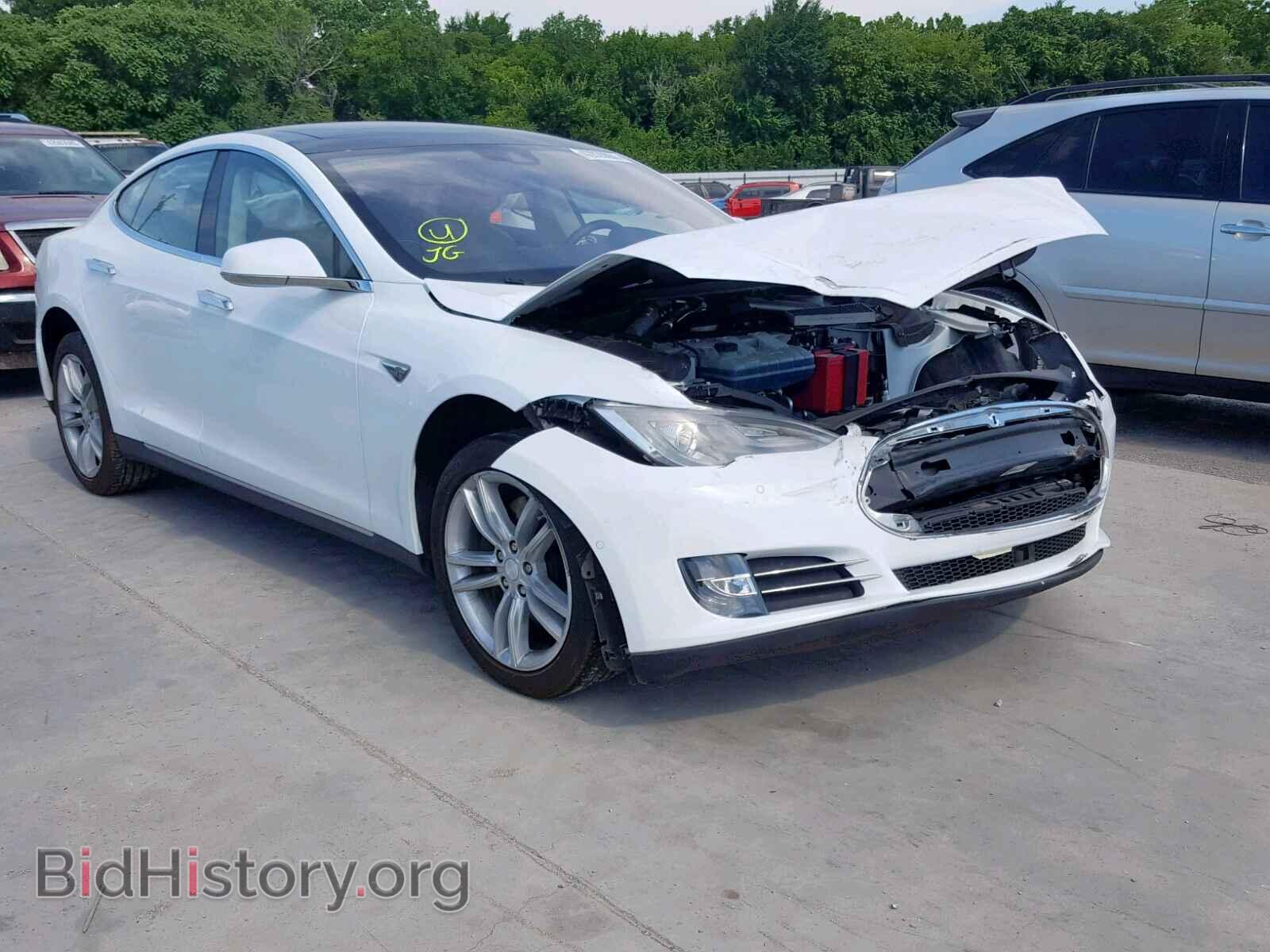Photo 5YJSA1H21FF093493 - TESLA MODEL S 85 2015