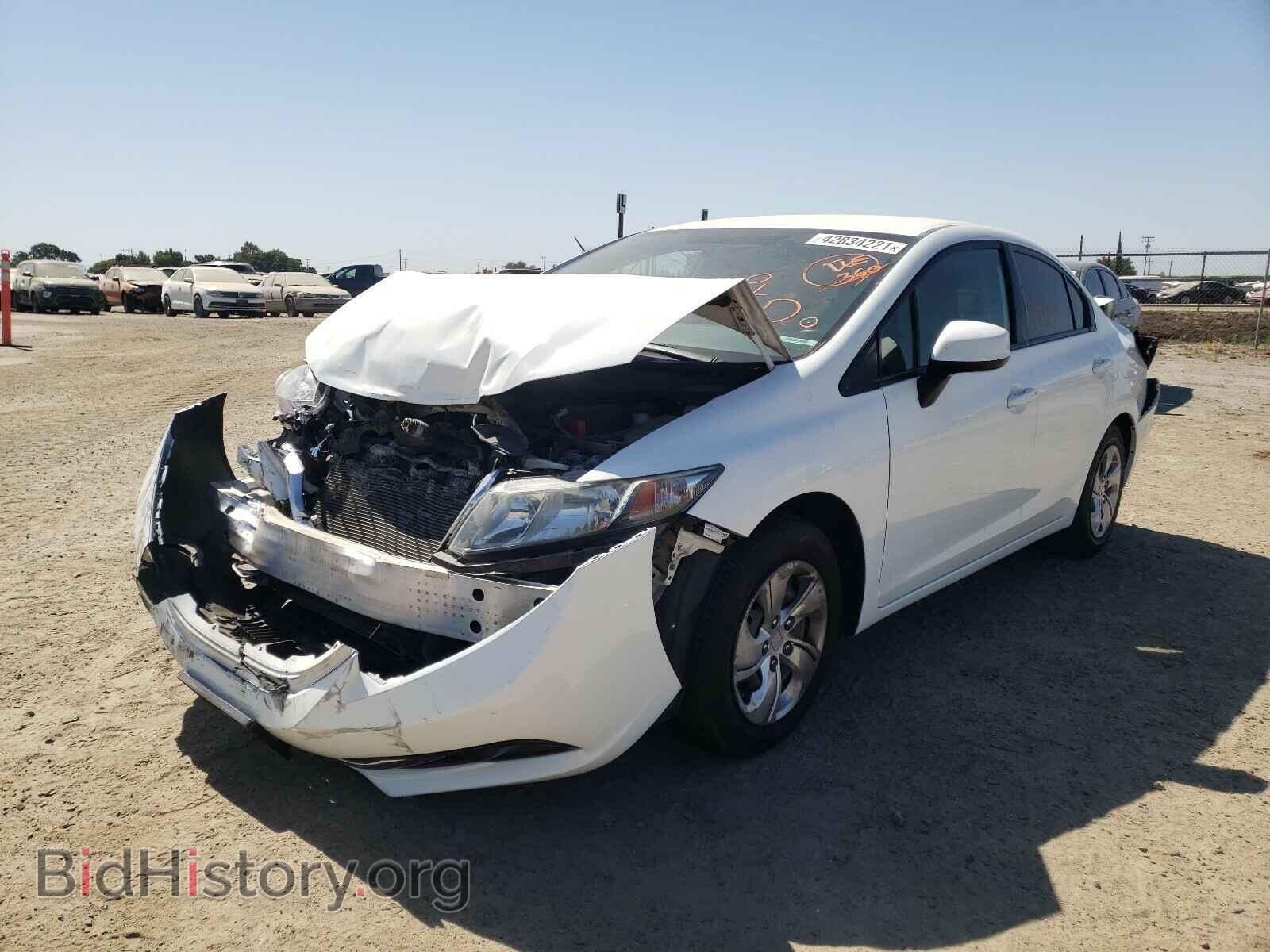 2013 HONDA CIVIC - VIN: 19XFB2F57DE237195 - Фото 2