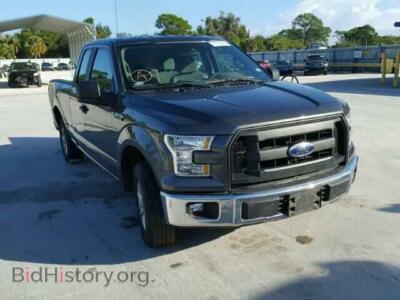 2015 Ford F150 F150 Super, серый — VIN 1FTEX1C83FKD46842, Copart