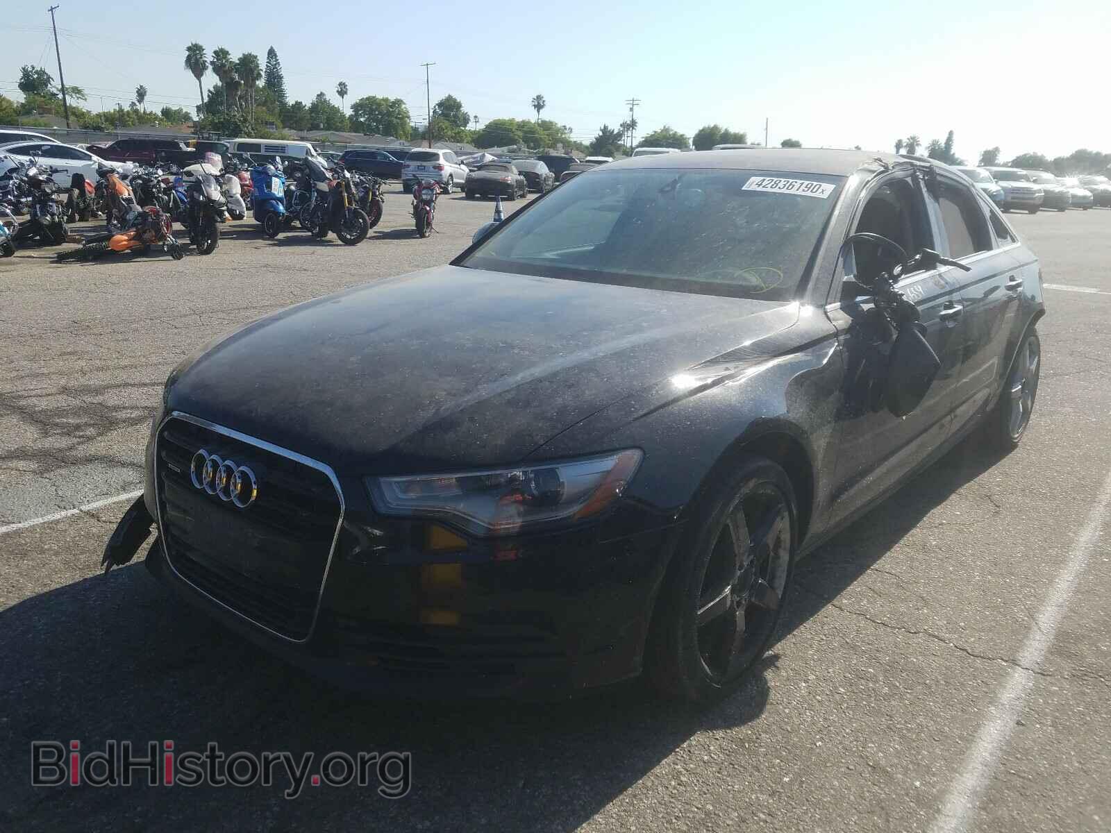 2013 AUDI A6 - VIN: WAUGFAFC4DN024540 - Фото 2