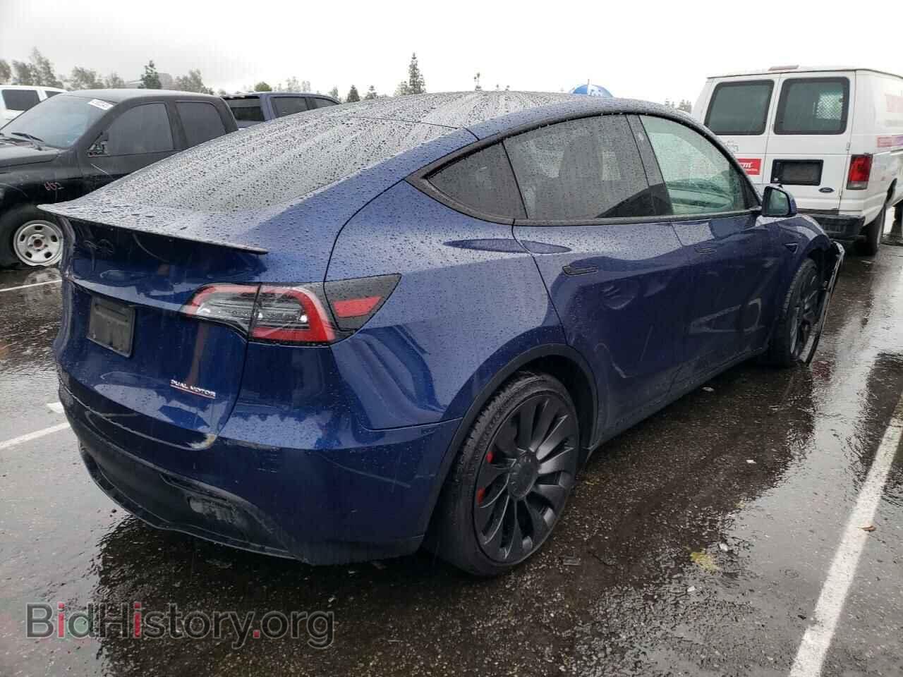2022 TESLA MODEL Y - VIN: 7SAYGDEFXNF326645 - Фото 3