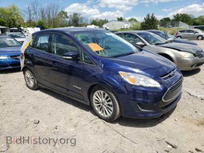 2017 Ford CMAX C-Max SE, синий — VIN 1FADP5AU7HL102407, Copart