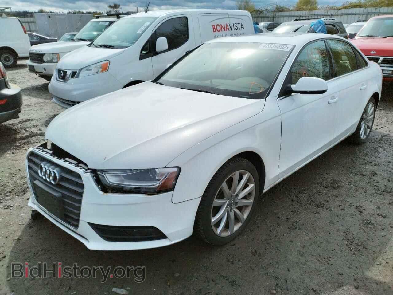 2013 AUDI A4 - VIN: WAUFFAFL2DN049898 - Фото 2