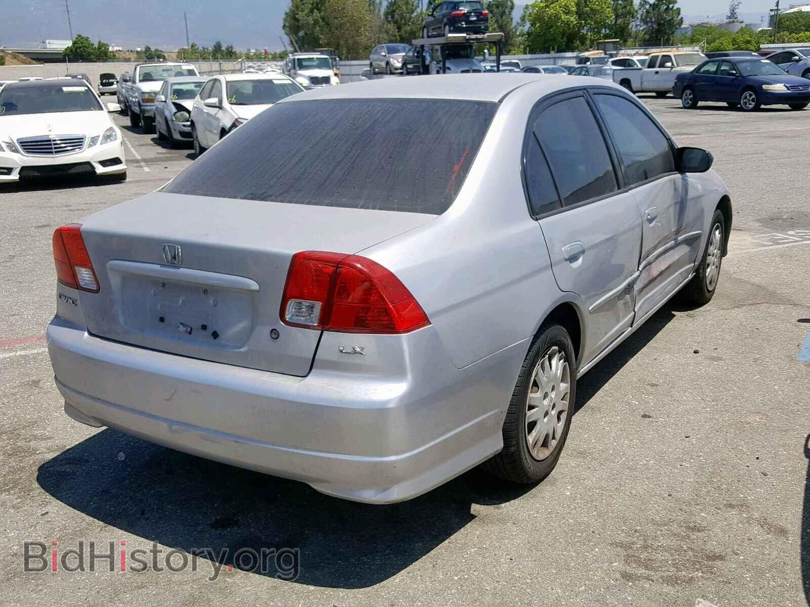 2005 HONDA CIVIC LX - VIN: JHMES16565S001110 - Фото 4