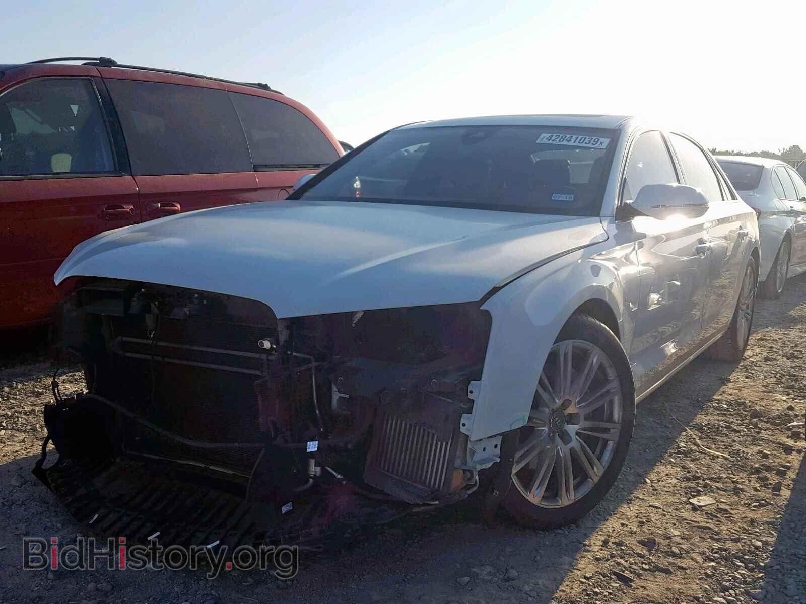 2014 AUDI A8 - VIN: WAURMAFD0EN001510 - Фото 2