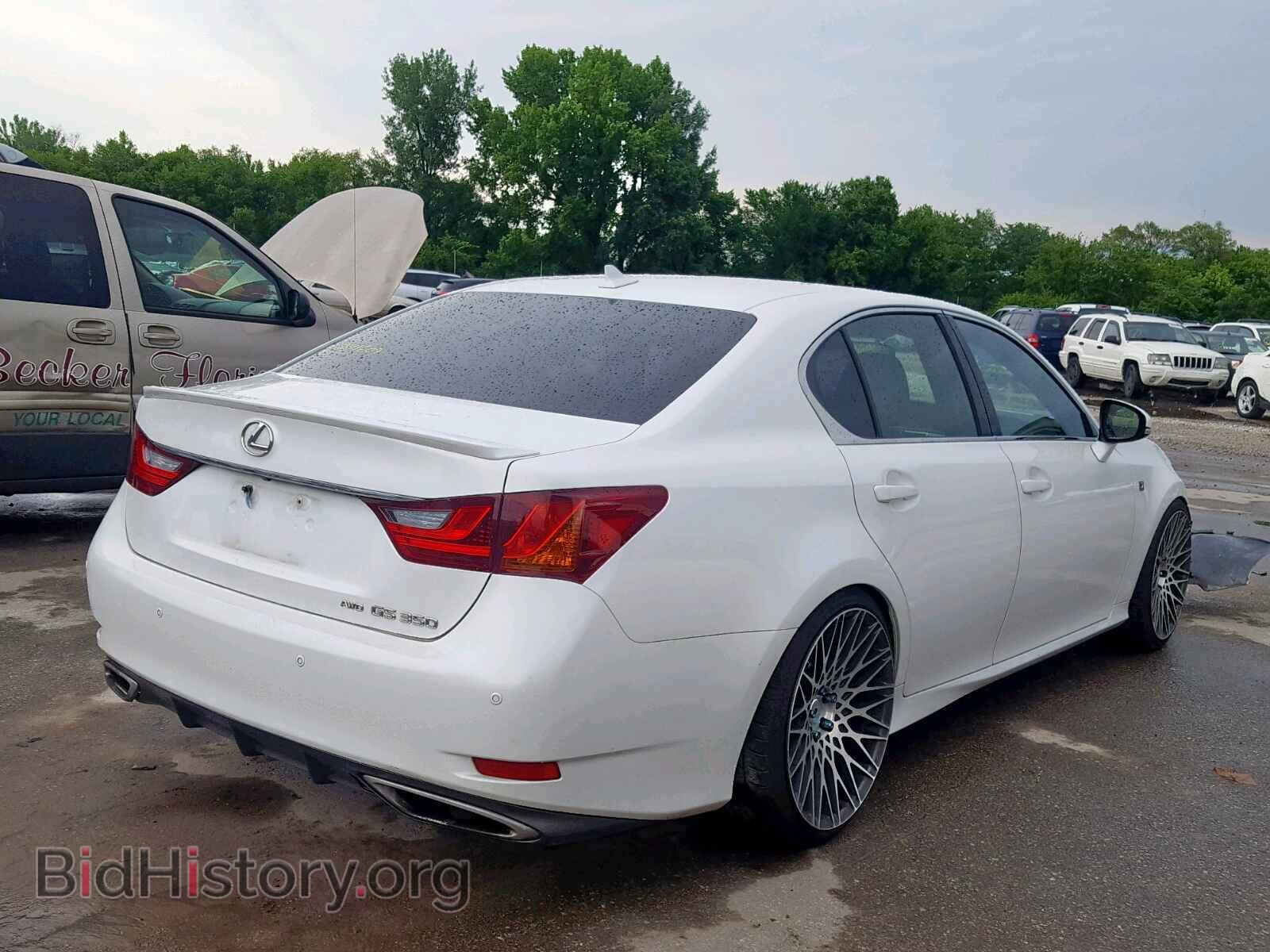 2013 LEXUS GS350 - VIN: JTHCE1BL3D5003834 - Фото 4
