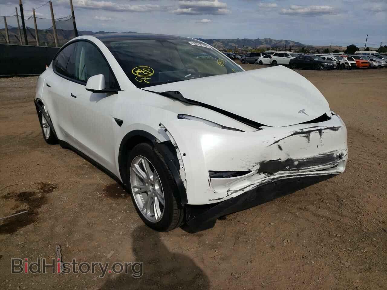 Photo 5YJYGDEE5MF073480 - TESLA MODEL Y 2021