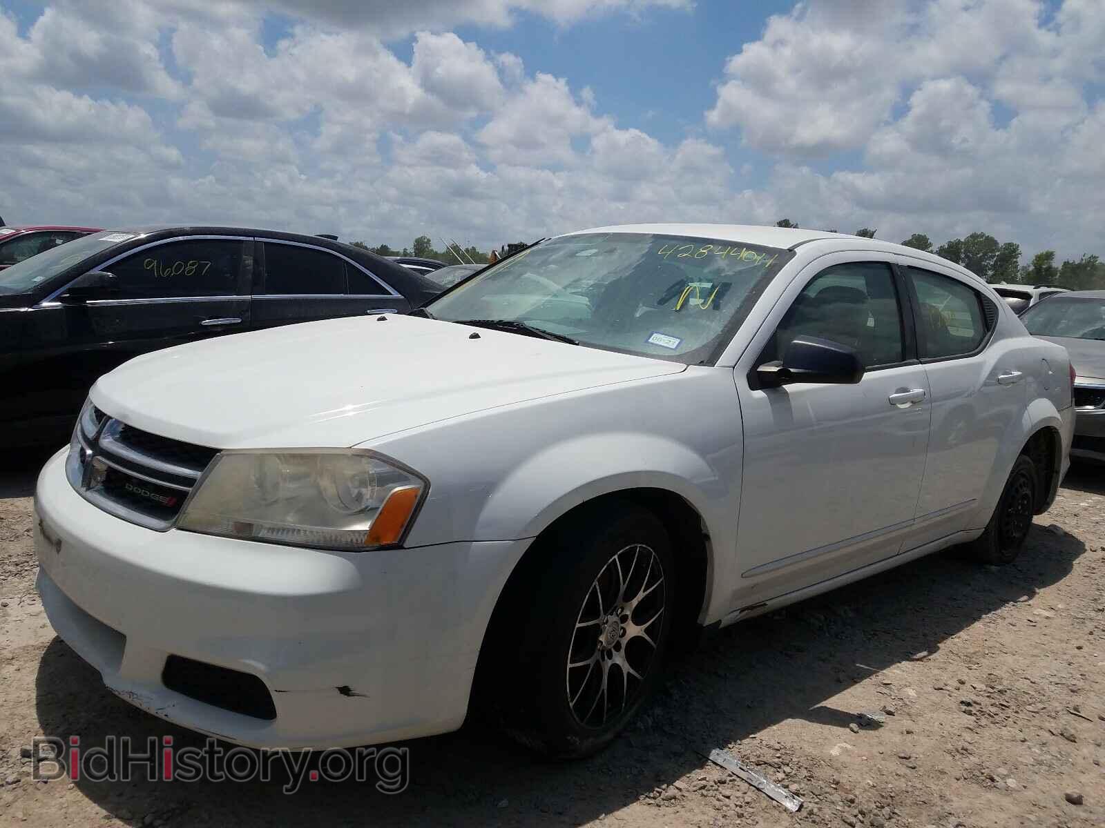 2012 DODGE AVENGER - VIN: 1C3CDZAGXCN247779 - Фото 2