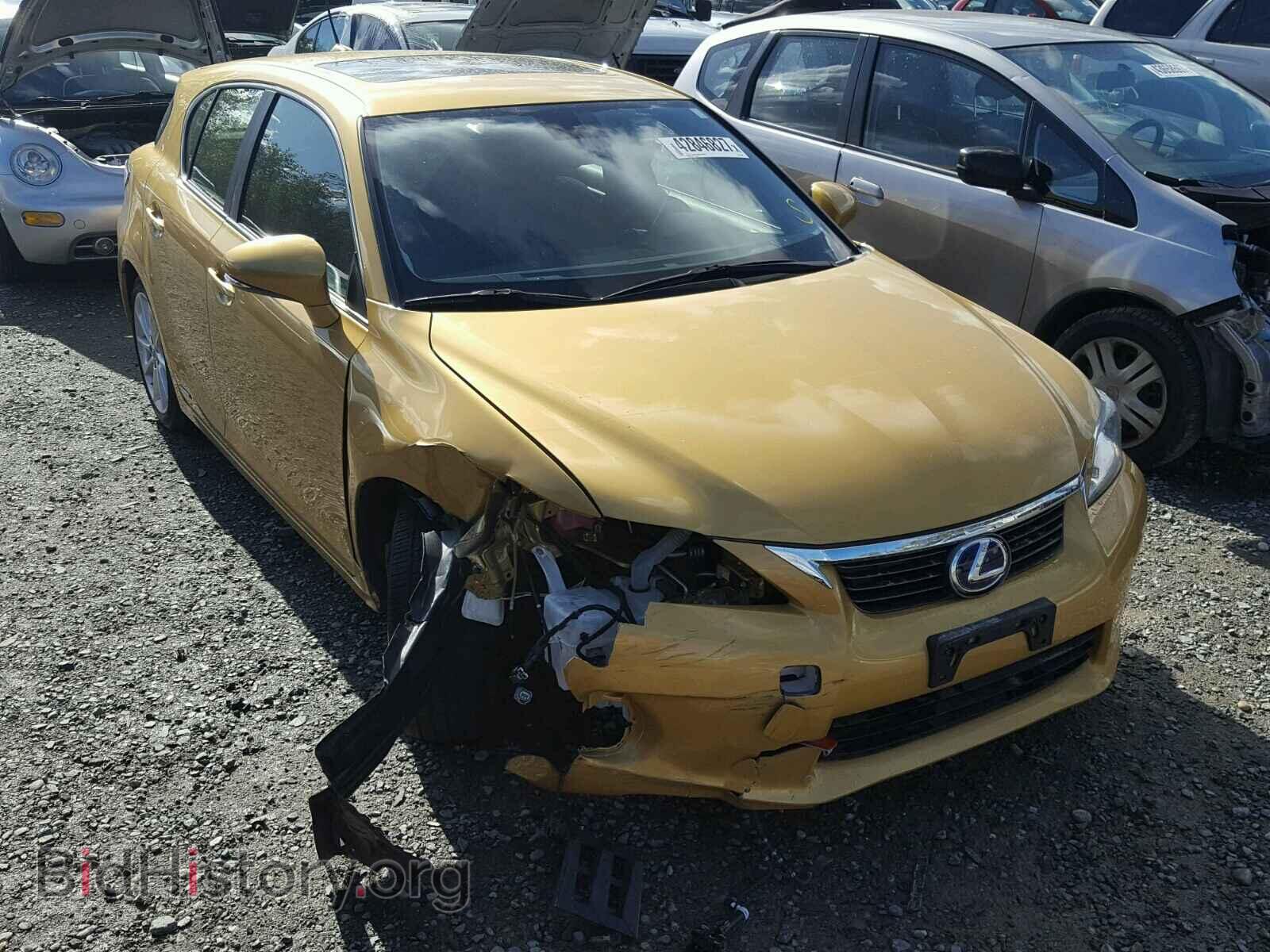 Photo JTHKD5BH3C2122467 - LEXUS CT 200 2012