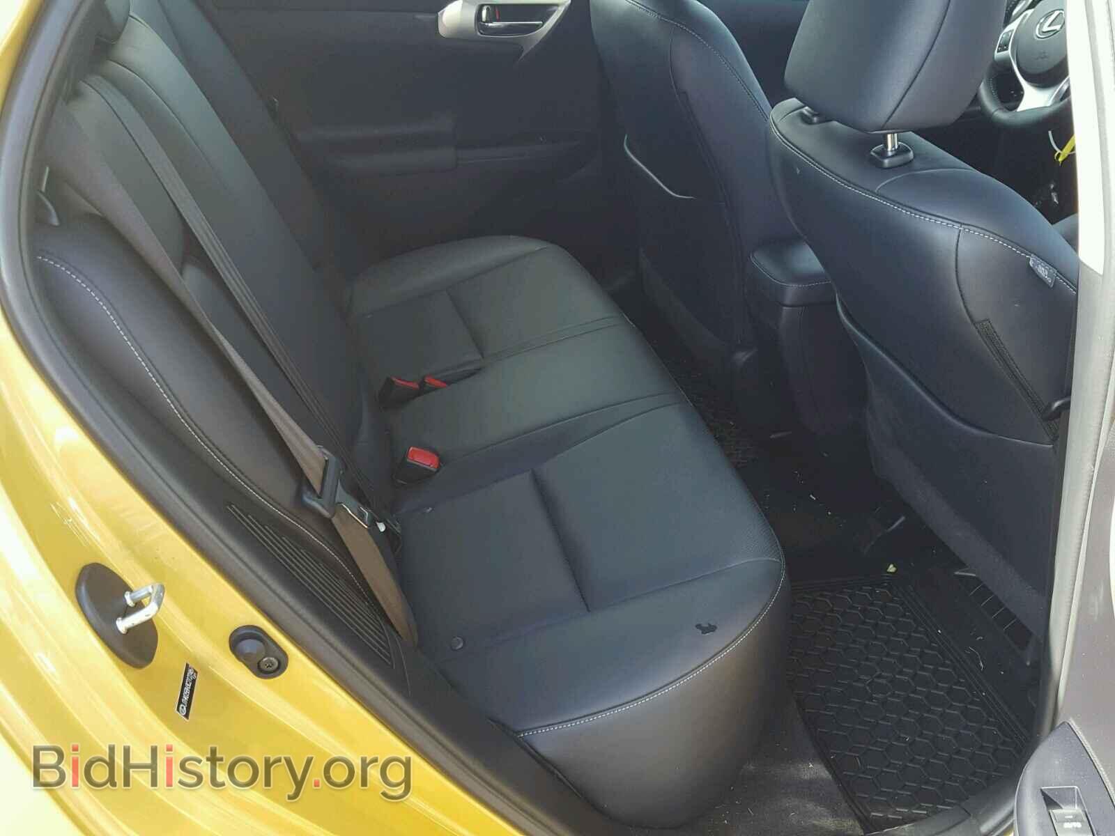 2012 LEXUS CT 200 - VIN: JTHKD5BH3C2122467 - Фото 6
