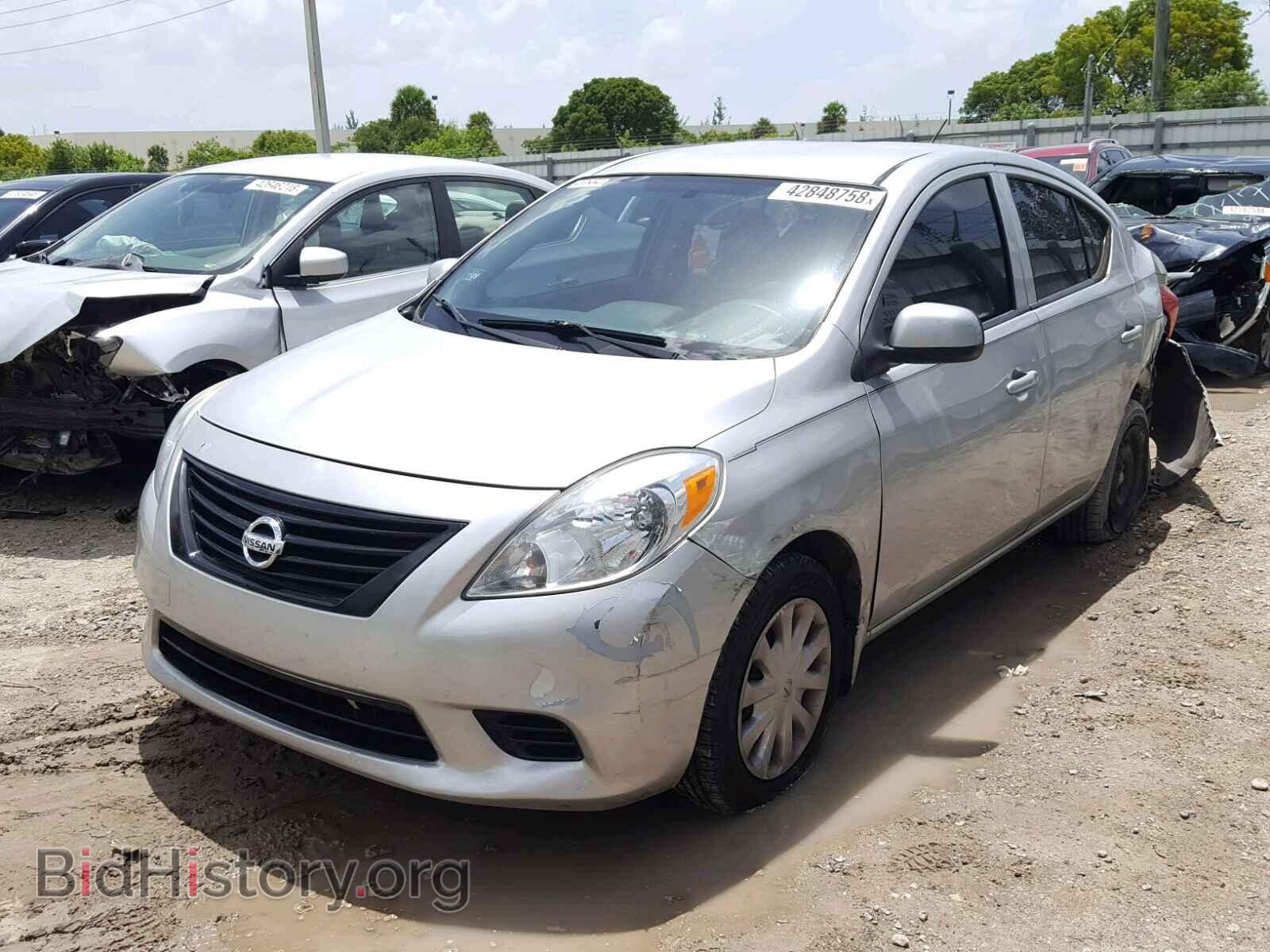 2012 NISSAN VERSA - VIN: 3N1CN7AP3CL869687 - Фото 2