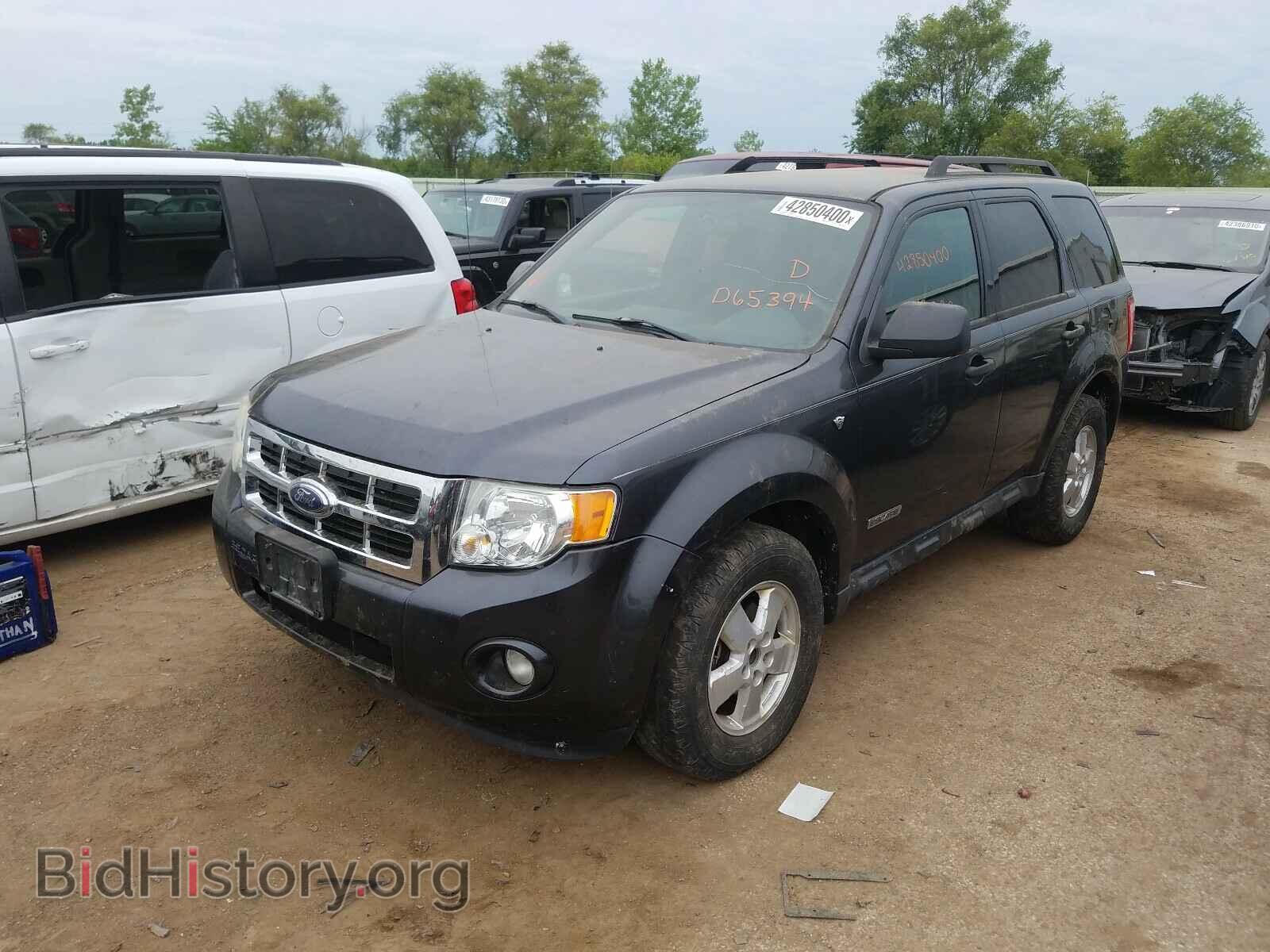 2008 FORD ESCAPE - VIN: 1FMCU93198KD65394 - Фото 2