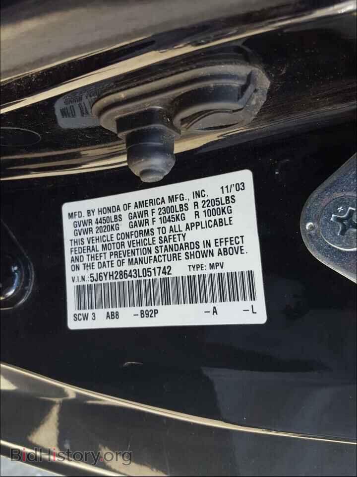 2003 HONDA ELEMENT - VIN: 5J6YH28643L051742 - Photo 10