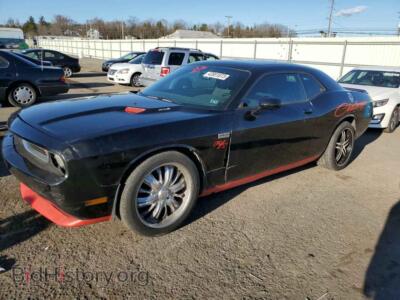 2012 Dodge CHALLENGER, черный — VIN 2C3CDYBT3CH196317, Copart