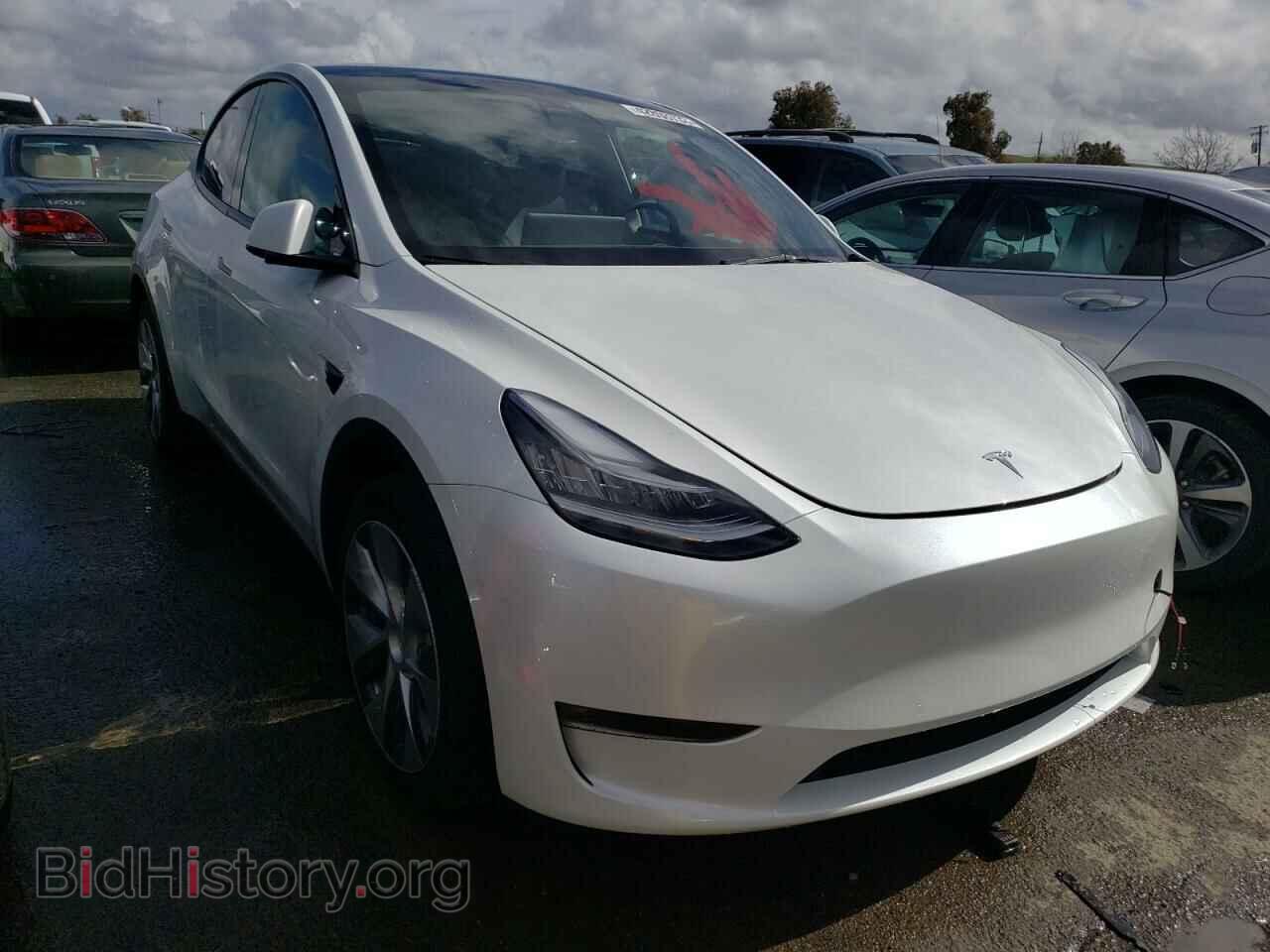2022 TESLA MODEL Y - VIN: 7SAYGDEE2NF449802 - Фото 4