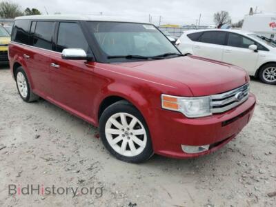 2010 Ford FLEX Flex Limit, темно-бордовый — VIN 2FMGK5DC3ABB18016, Copart