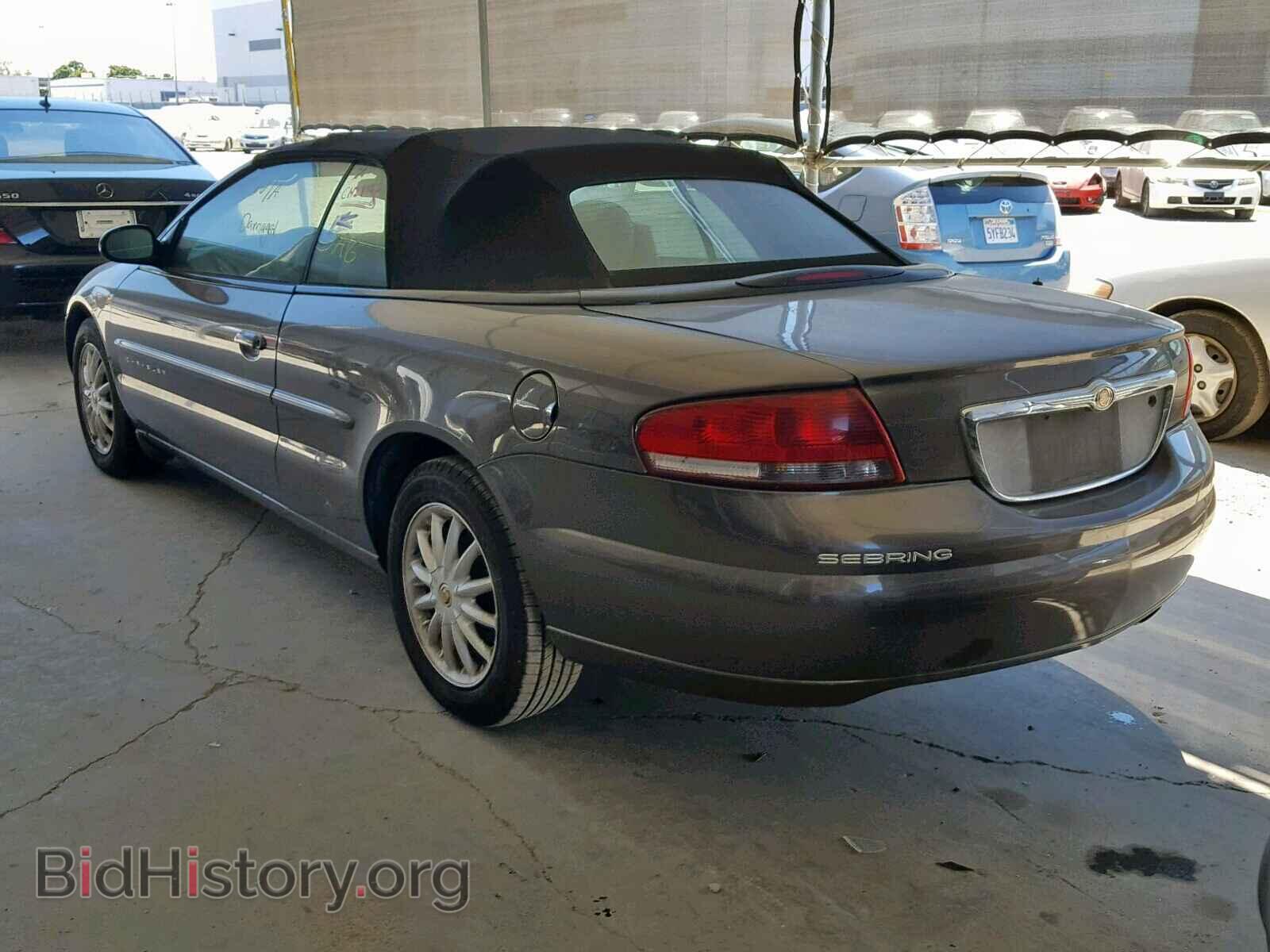 2001 CHRYSLER SEBRING - VIN: 1C3EL55U61N597475 - Фото 3