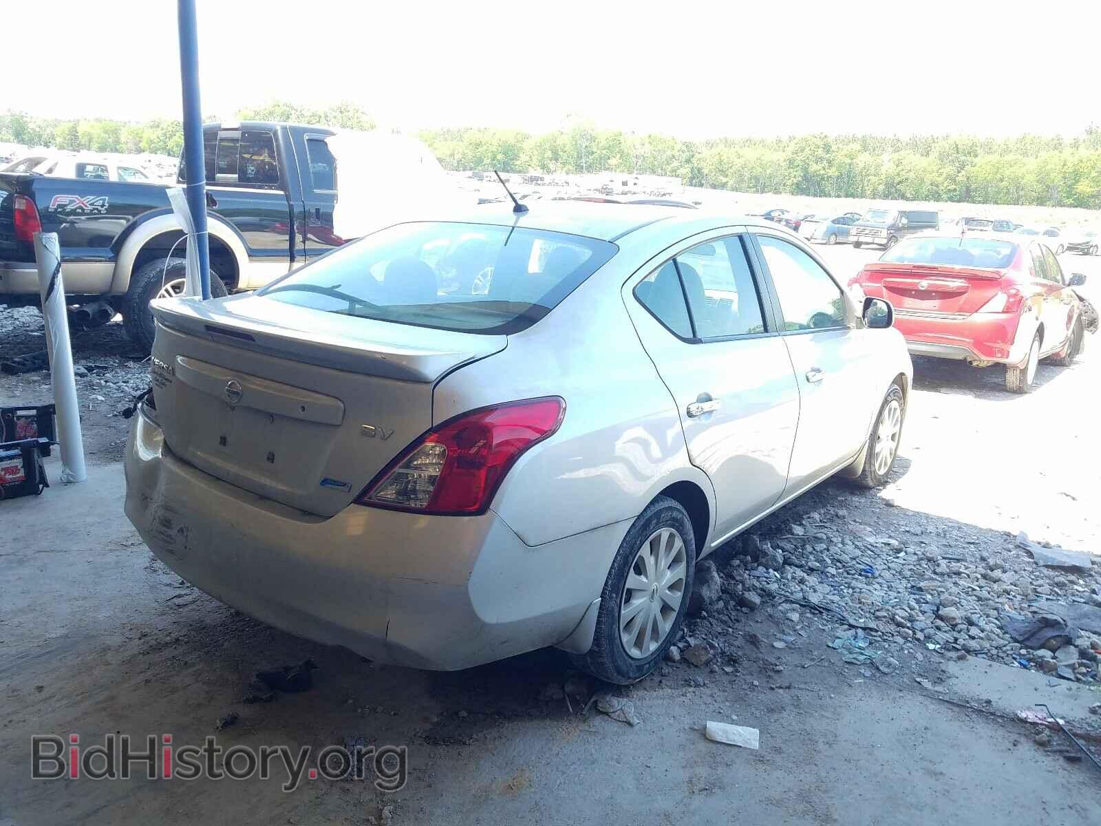 2013 NISSAN VERSA - VIN: 3N1CN7AP1DL862870 - Фото 4