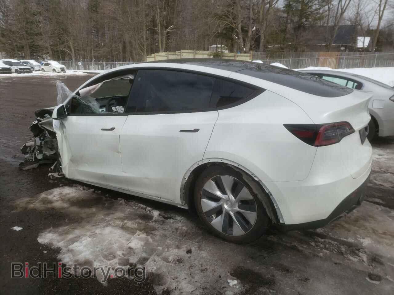 2022 TESLA MODEL Y - VIN: 7SAYGDEE2NF396292 - Фото 2