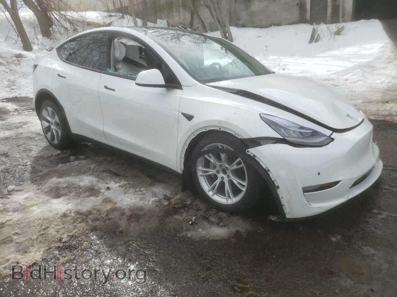 2022 TESLA MODEL Y - VIN: 7SAYGDEE2NF396292 - Фото 4