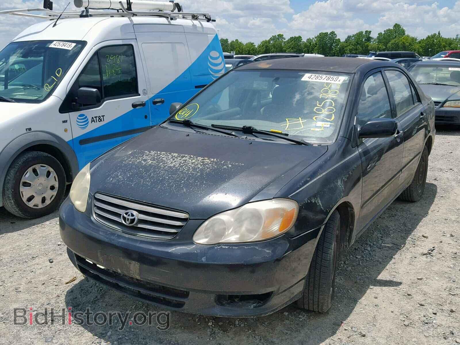 2003 TOYOTA COROLLA - VIN: 2T1BR32E33C033481 - Фото 2