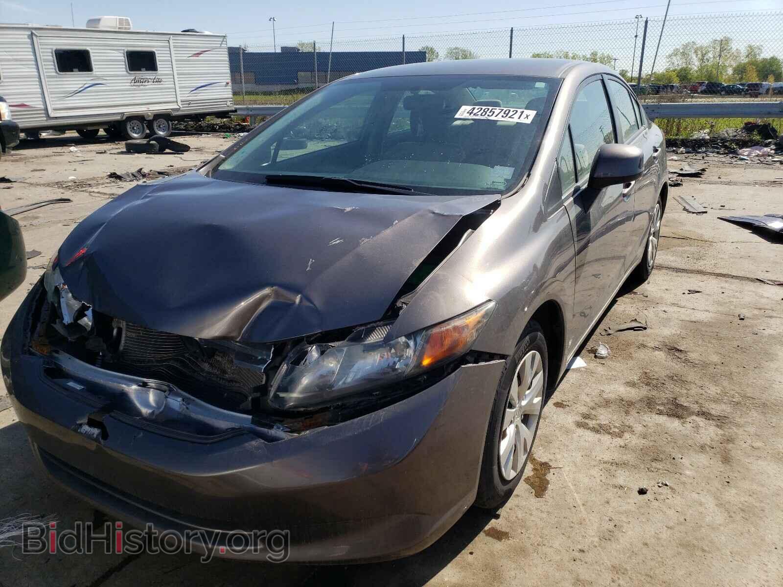 2012 HONDA CIVIC - VIN: 19XFB2F50CE062173 - Фото 2