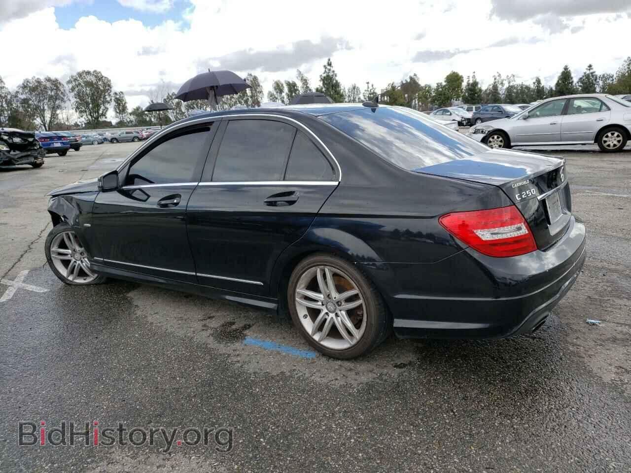 2012 MERCEDES-BENZ C-CLASS - VIN: WDDGF4HB0CR237796 - Фото 2