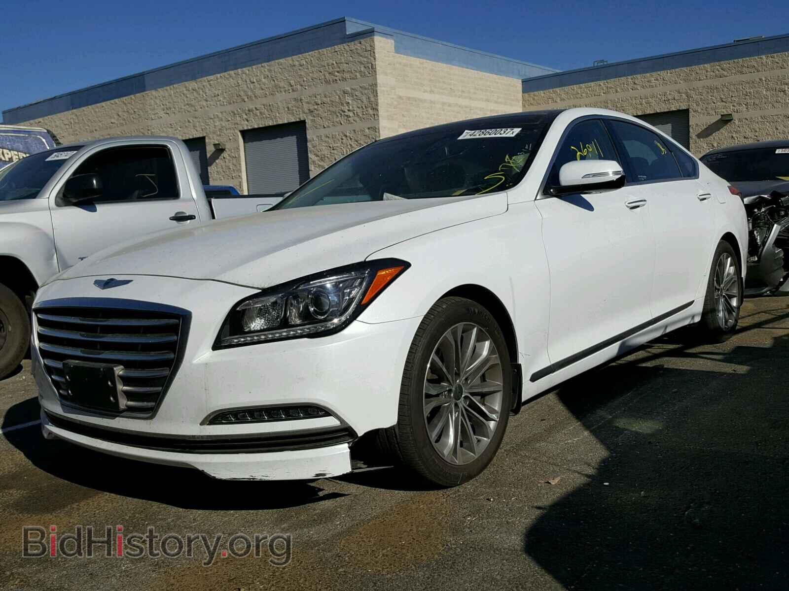 2016 HYUNDAI GENESIS - VIN: KMHGN4JE2GU111665 - Фото 2