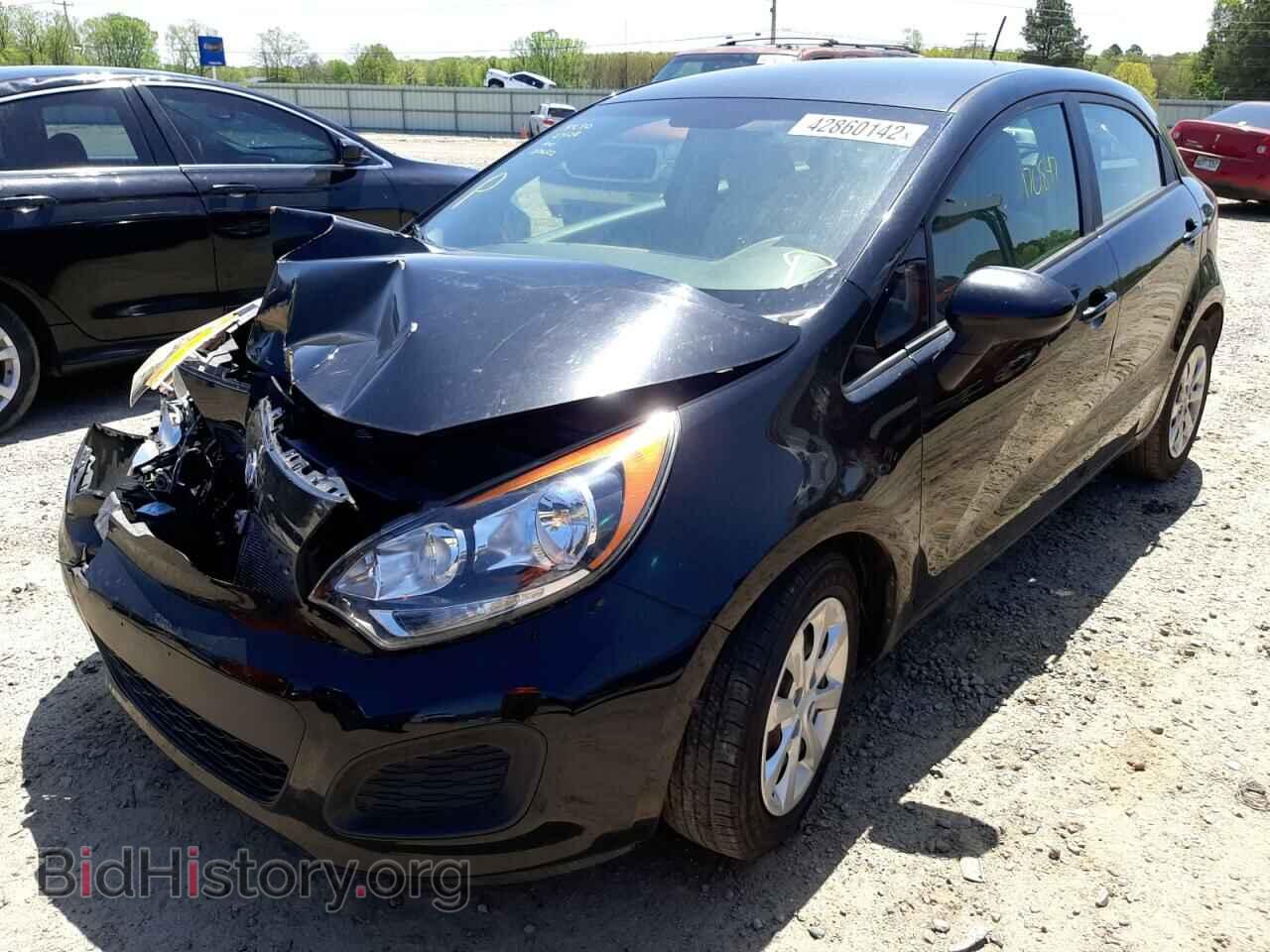 2013 KIA RIO - VIN: KNADM5A35D6177879 - Фото 2