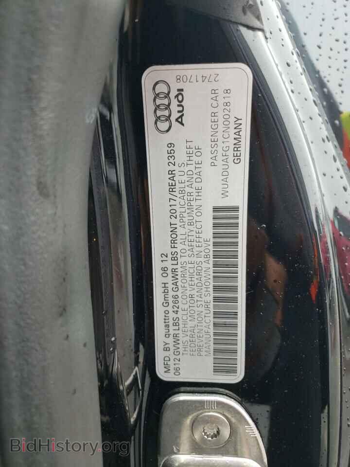 2012 AUDI R8 - VIN: WUADUAFG1CN002818 - Фото 12