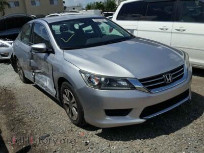 2013 Honda ACCORD LX, серебристый — VIN 1HGCR2F34DA177314, Copart