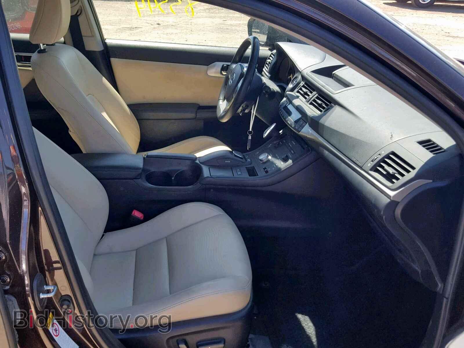 2013 LEXUS CT 200 - VIN: JTHKD5BH0D2126915 - Фото 5