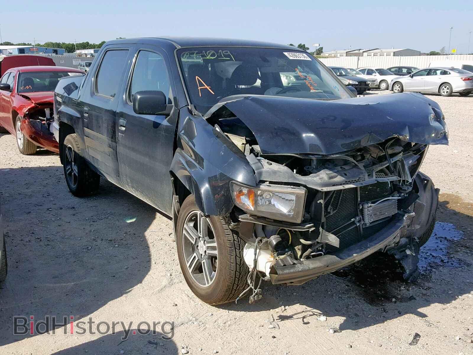 Photo 5FPYK1F75CB456015 - HONDA RIDGELINE 2012