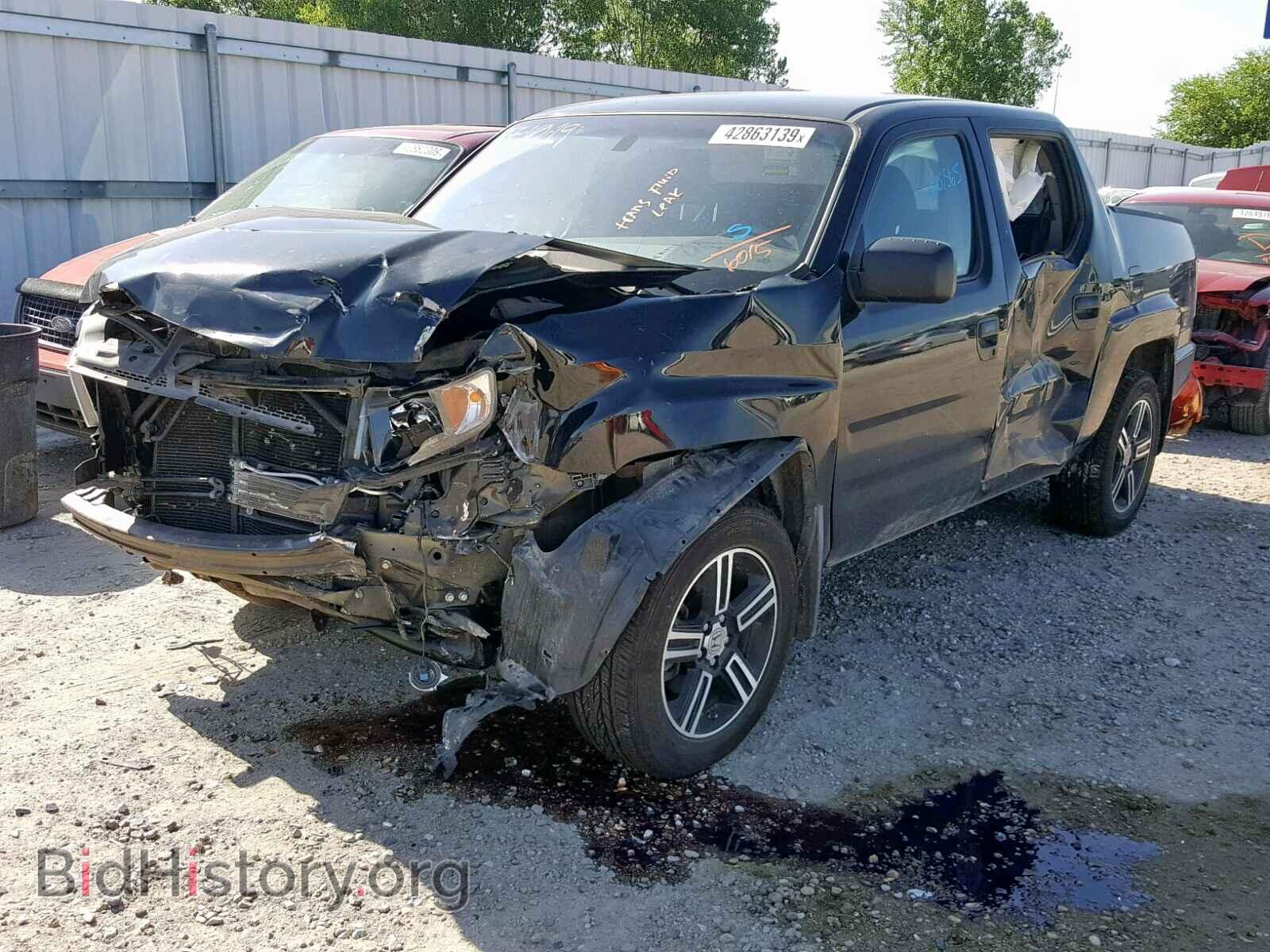 2012 HONDA RIDGELINE - VIN: 5FPYK1F75CB456015 - Фото 2