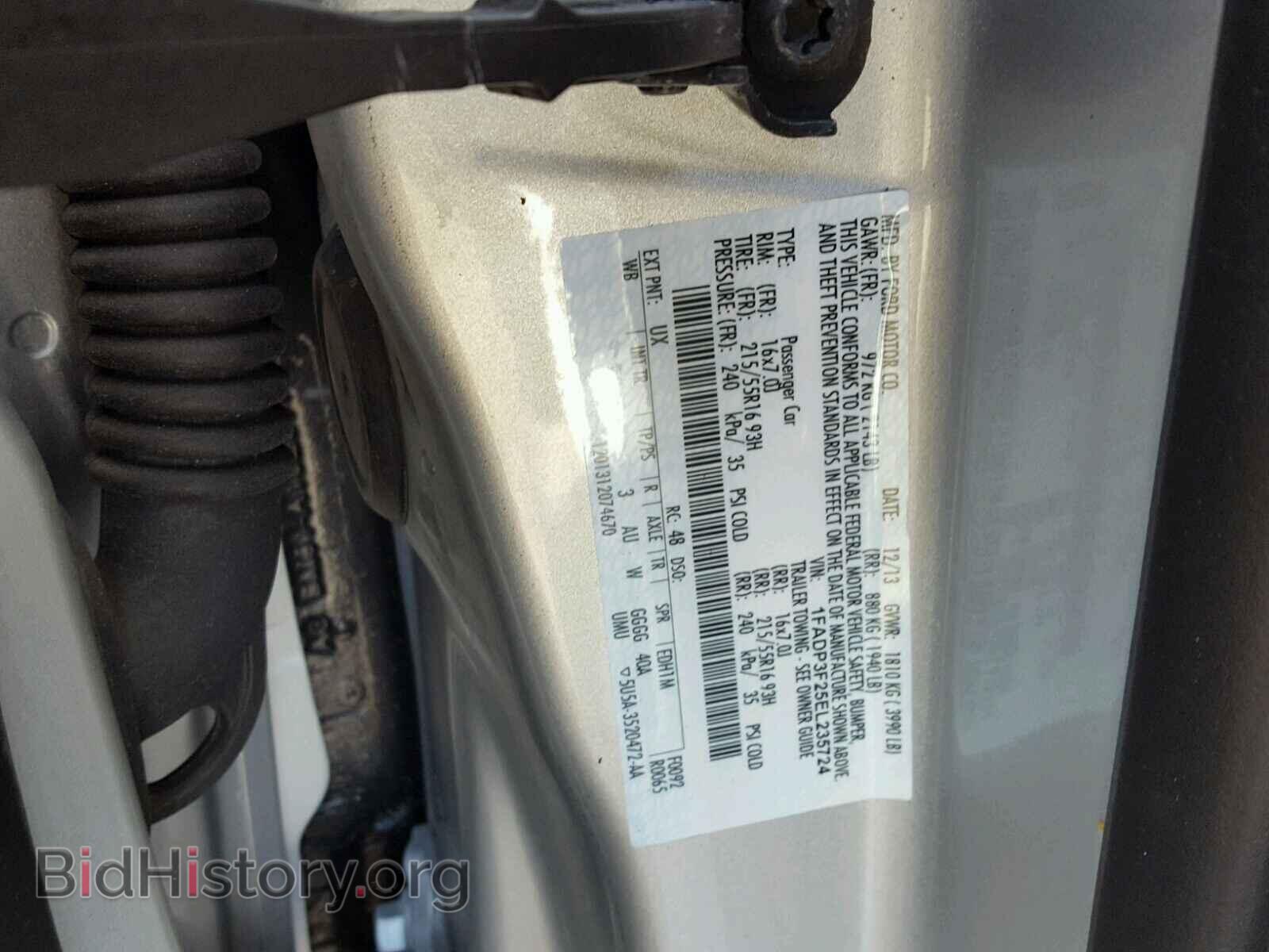 2014 FORD FOCUS - VIN: 1FADP3F25EL235724 - Фото 10
