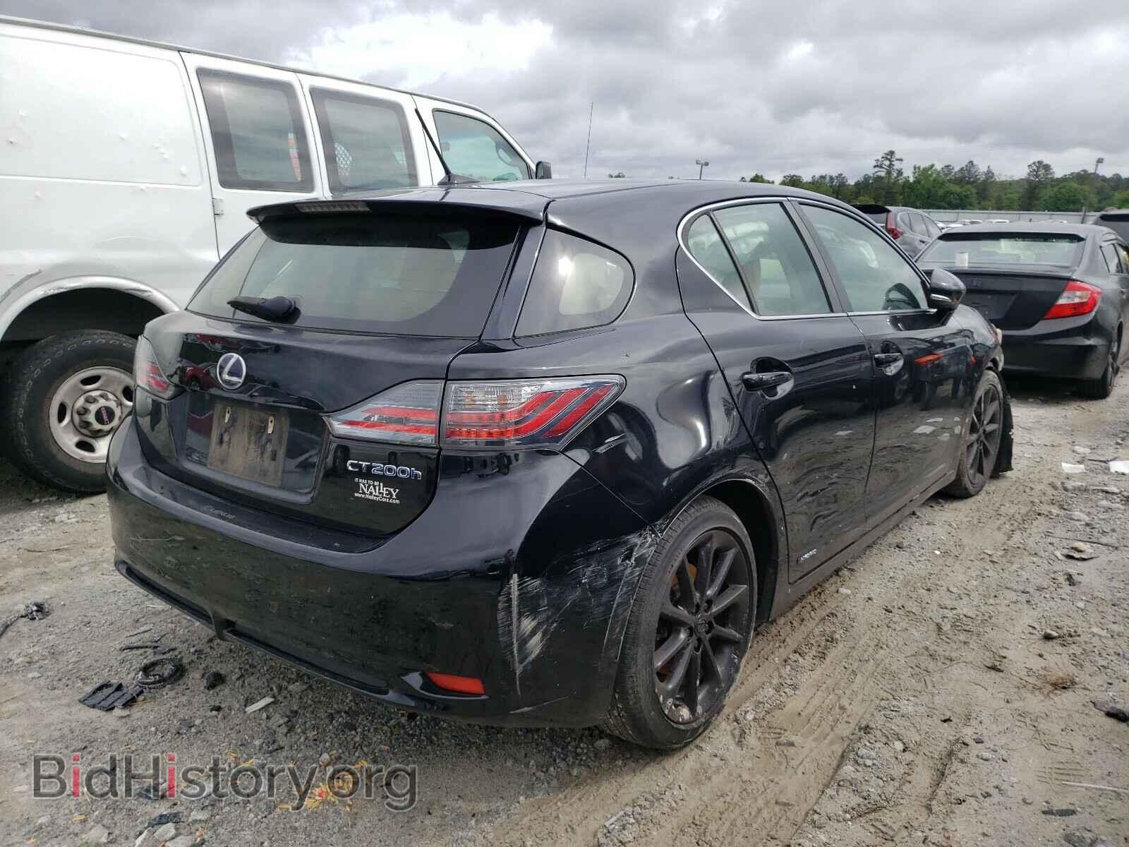 2013 LEXUS CT 200 - VIN: JTHKD5BH2D2157888 - Фото 4